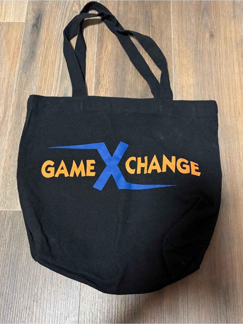 Game X Change Logo Small Black Video Game Media Electronic Reusable Tote Bag